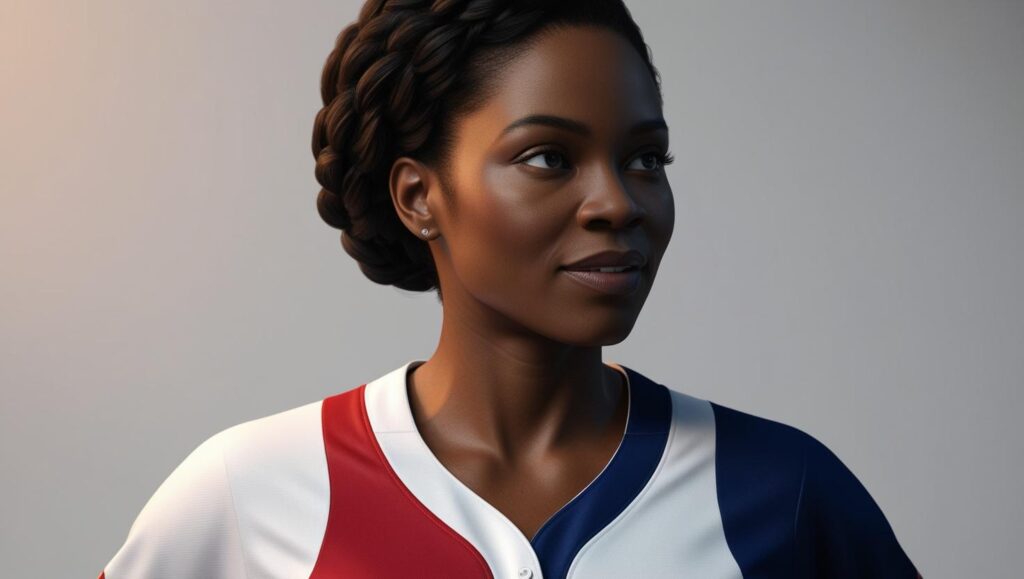 frau im trikot kopf bis bauch(1)